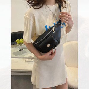 New Mini Twist Lock Flap Pocket Fanny Pack 214